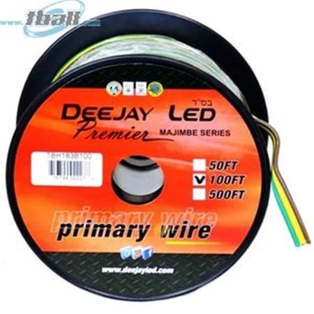 Undercover Quinoa Guangzhou Begol TBH183B100 100 ft. 3-Conductor 18 Gauge Primary Stranded Cable Ideal for Accessory Hookups TBH183B100